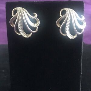 Gorgeous pair of silver earrings